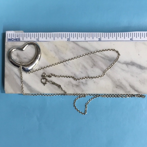 TIFFANY & CO ELSA PERETTI FLOATING HEART NECKLACE - Picture 7 of 7